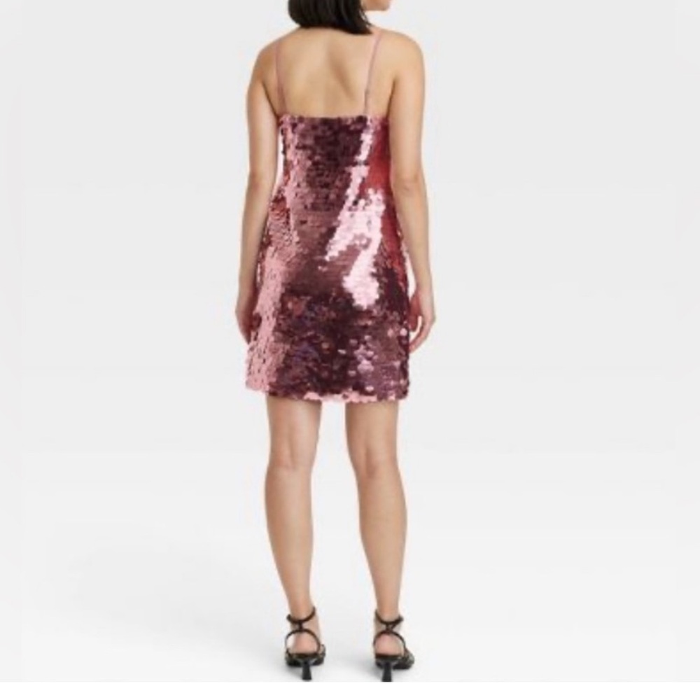 A New Day Pink Sequin Dress - Picture 2 of 3
